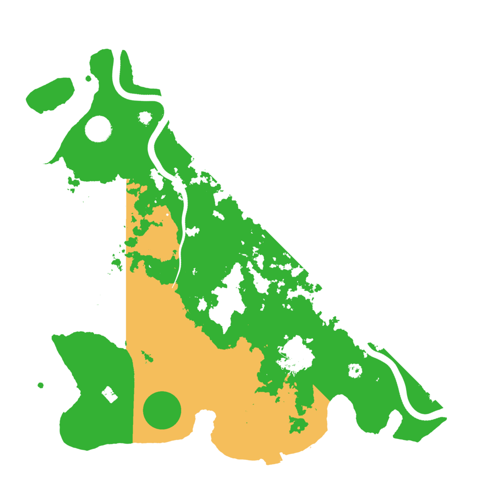 Biome Rust Map: Procedural Map, Size: 3500, Seed: 32852
