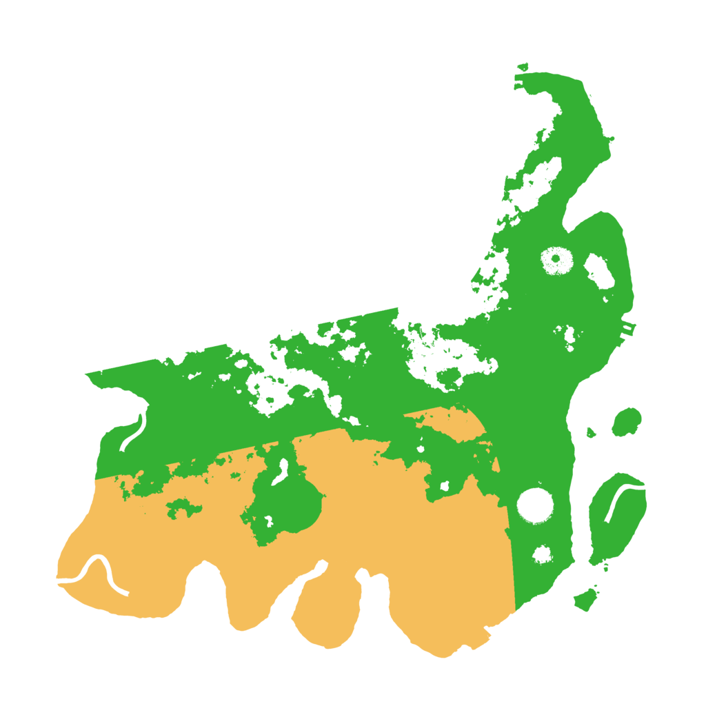 Biome Rust Map: Procedural Map, Size: 3500, Seed: 1121621510
