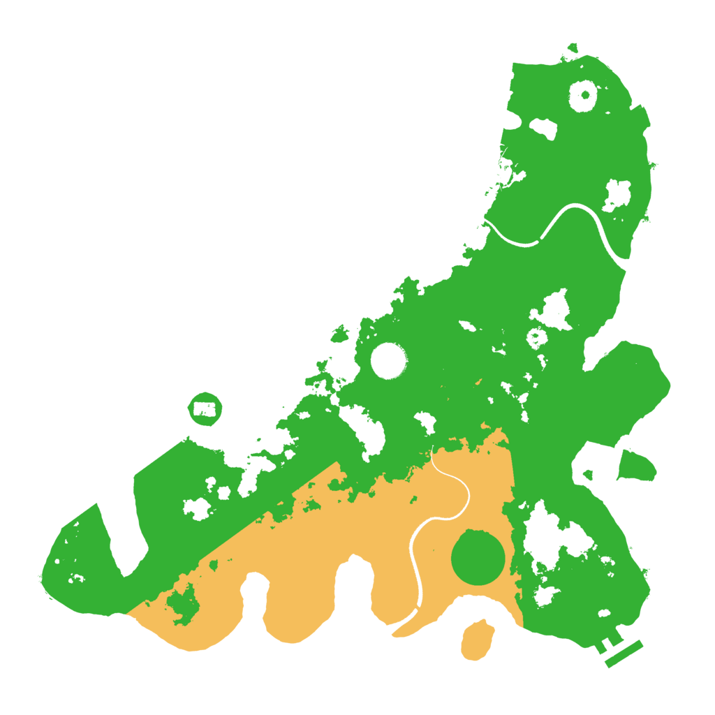 Biome Rust Map: Procedural Map, Size: 3500, Seed: 1337499373