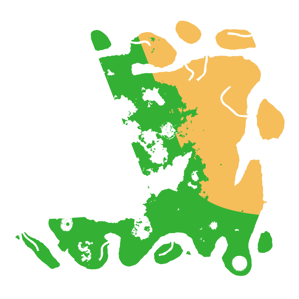 Biome Rust Map: Procedural Map, Size: 3500, Seed: 45694566