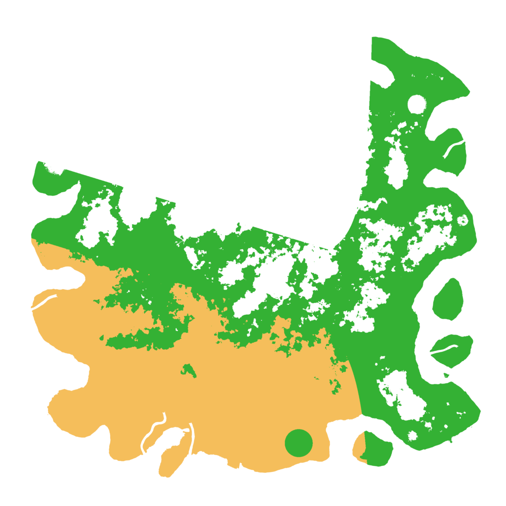 Biome Rust Map: Procedural Map, Size: 4802, Seed: 1204072562