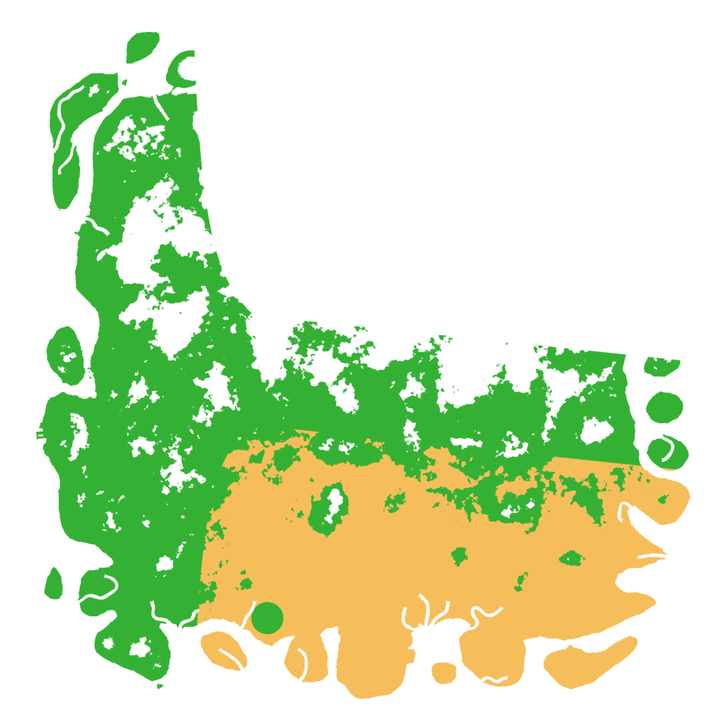 Biome Rust Map: Procedural Map, Size: 6000, Seed: 192553932