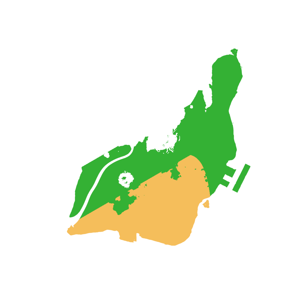 Biome Rust Map: Procedural Map, Size: 2000, Seed: 630650329