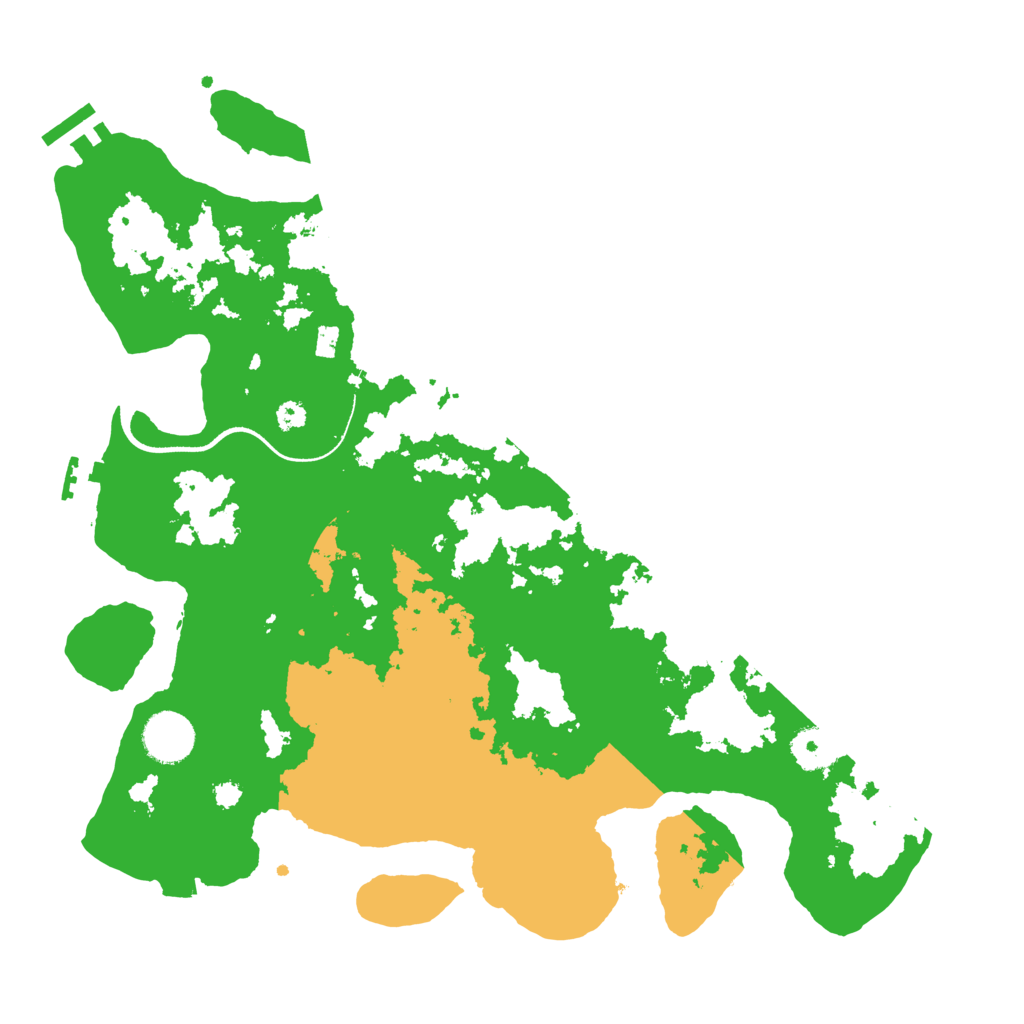 Biome Rust Map: Procedural Map, Size: 3500, Seed: 1014222054