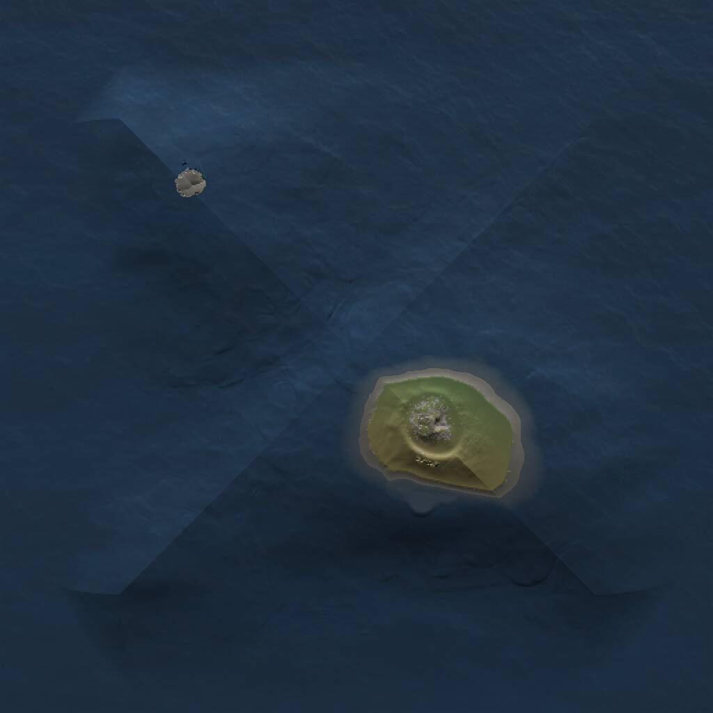 Rust Map: Procedural Map, Size: 1000, Seed: 1634301253, 1 Monuments