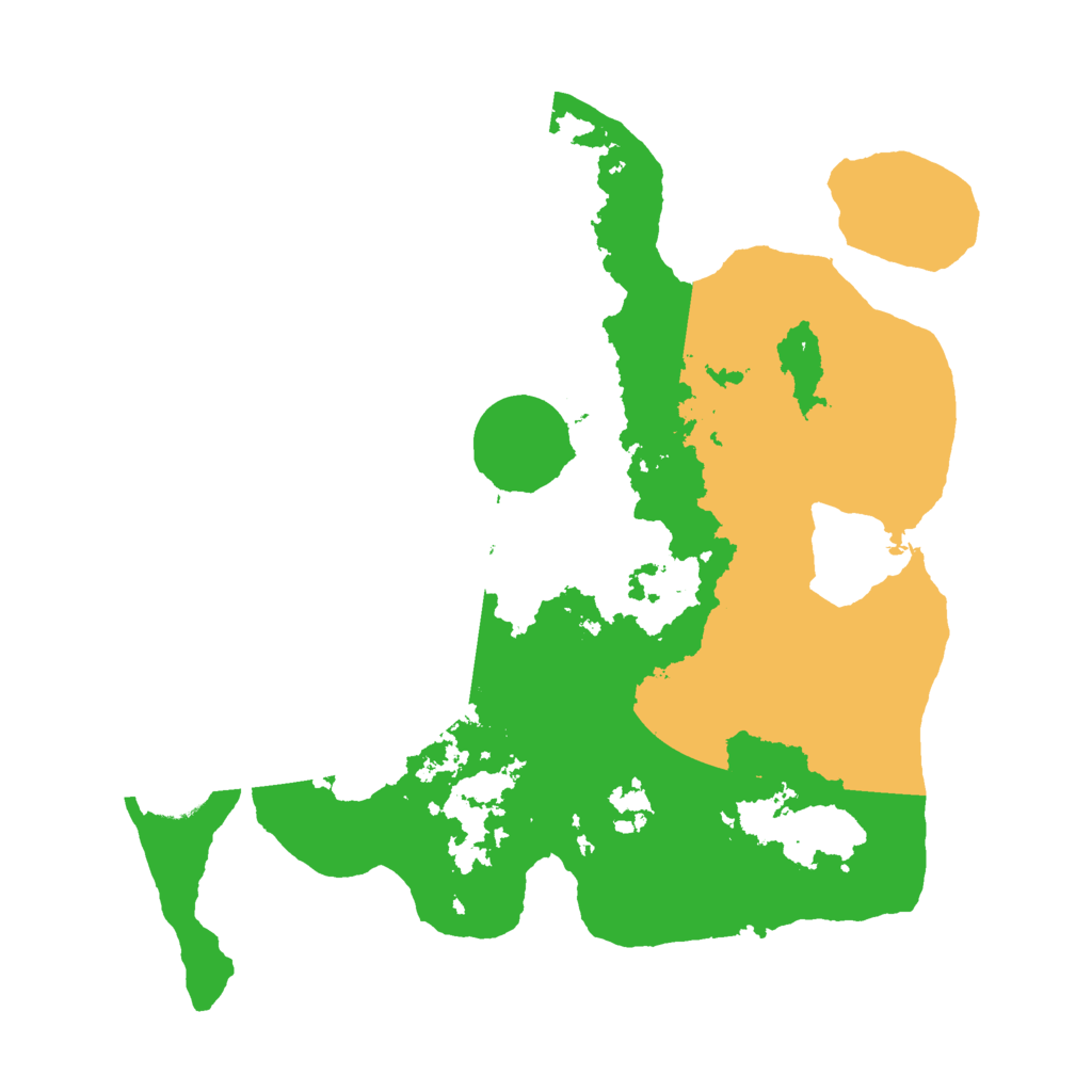 Biome Rust Map: Barren, Size: 3000, Seed: 1338952662