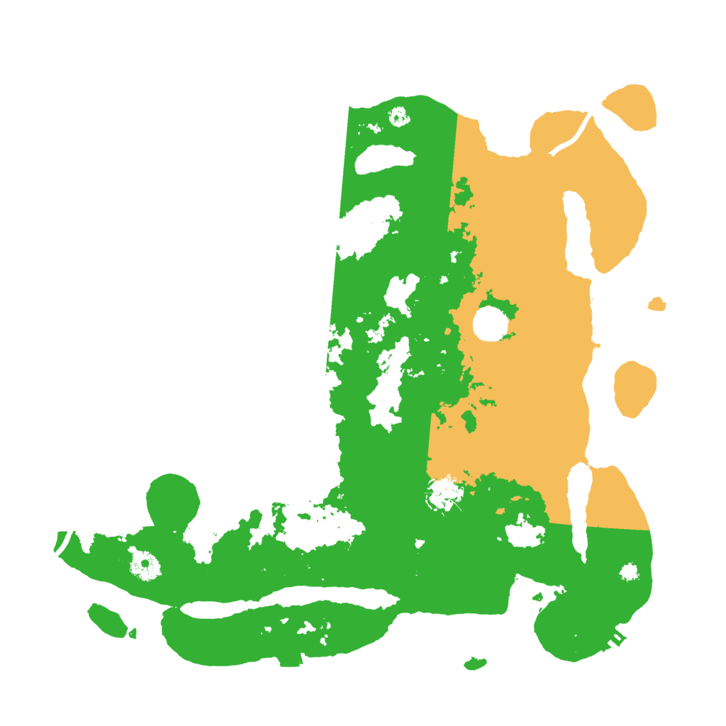 Biome Rust Map: Procedural Map, Size: 3700, Seed: 827822550