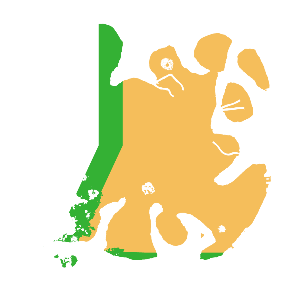 Biome Rust Map: Procedural Map, Size: 3500, Seed: 955