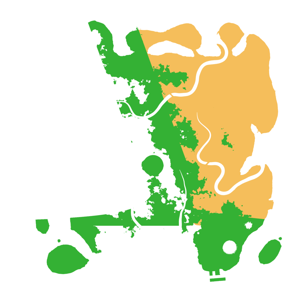 Biome Rust Map: Procedural Map, Size: 3880, Seed: 22662570