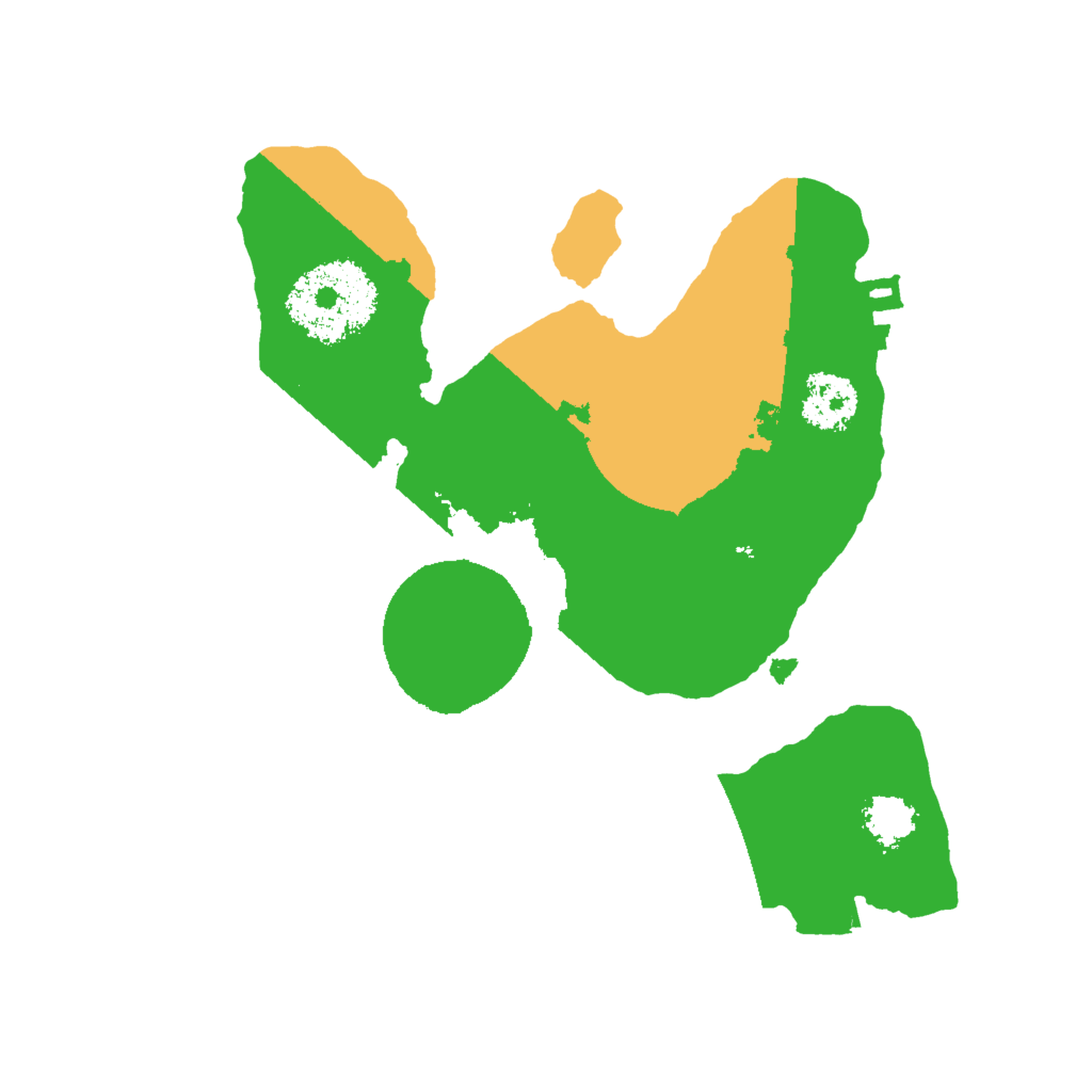 Biome Rust Map: Procedural Map, Size: 2000, Seed: 972730749