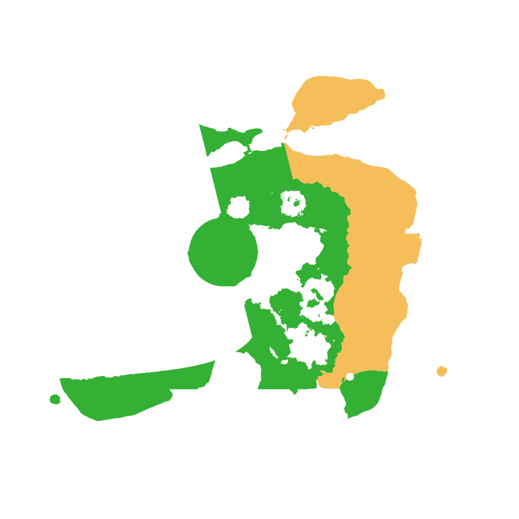 Biome Rust Map: Procedural Map, Size: 2000, Seed: 574339450