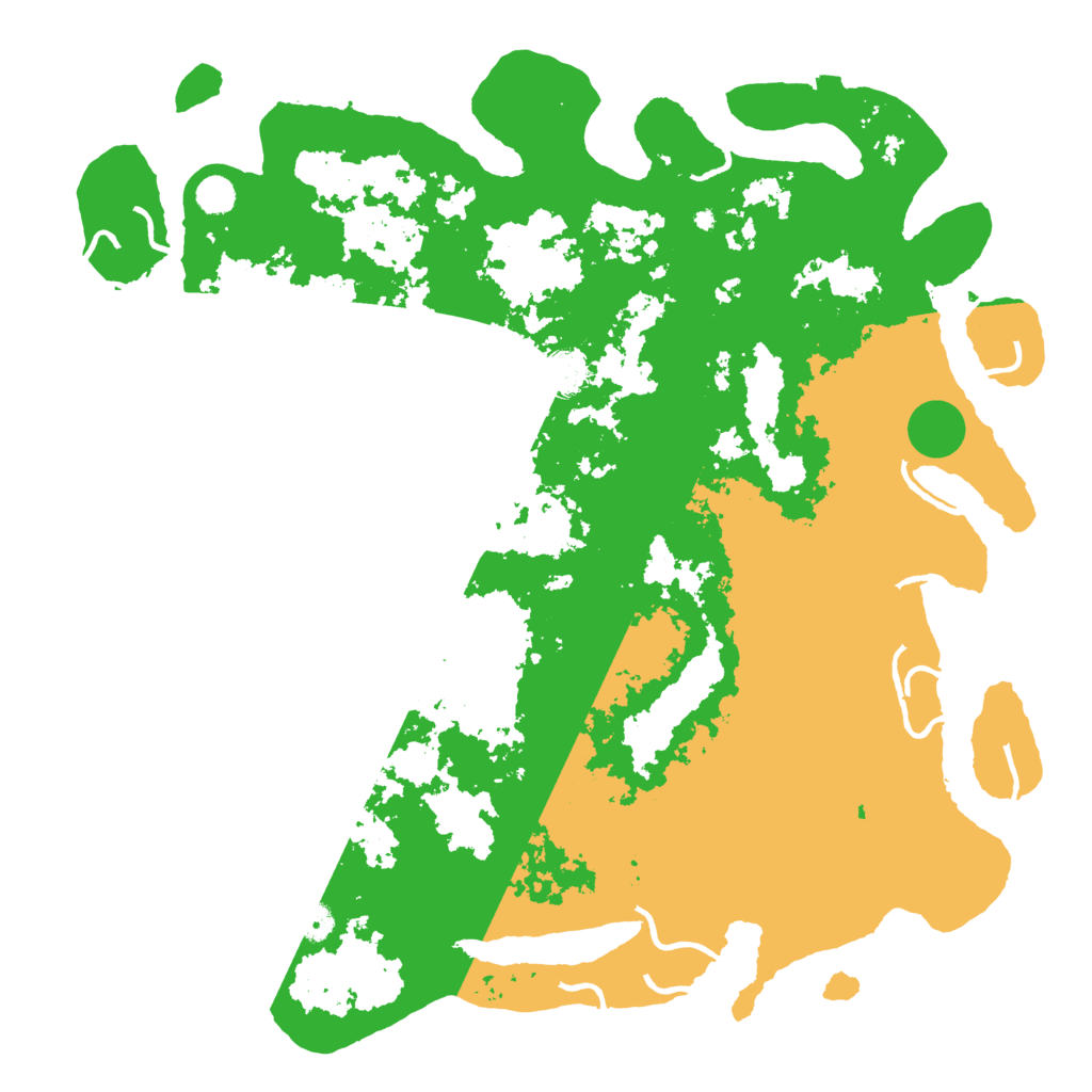 Biome Rust Map: Procedural Map, Size: 5000, Seed: 231661008