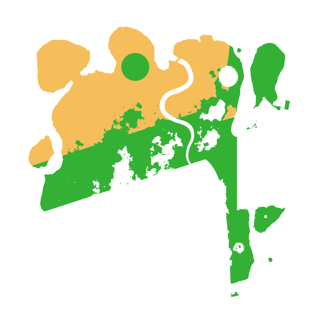 Biome Rust Map: Procedural Map, Size: 3000, Seed: 413654126
