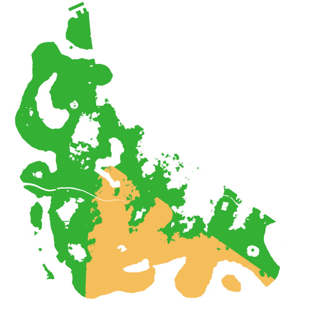 Biome Rust Map: Procedural Map, Size: 4000, Seed: 2038