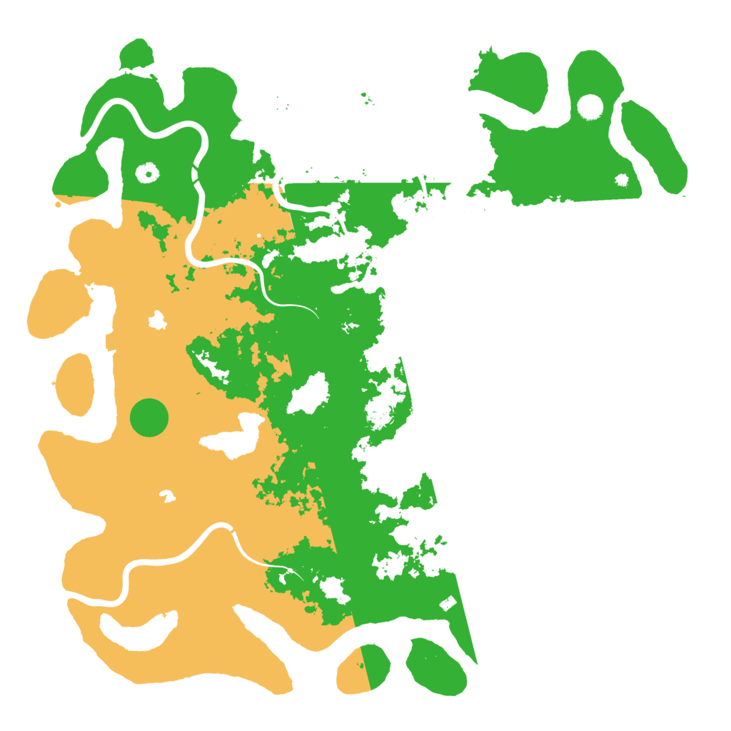 Biome Rust Map: Procedural Map, Size: 5000, Seed: 980785646