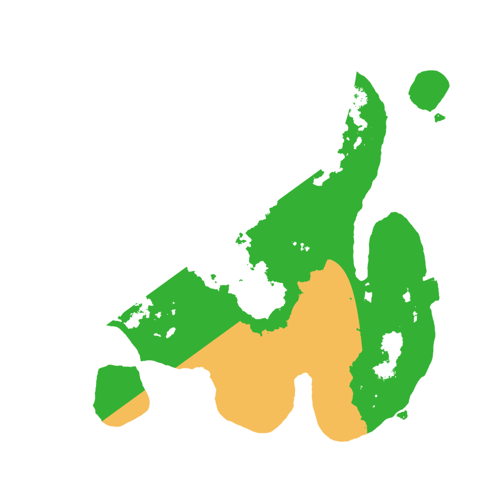 Biome Rust Map: Procedural Map, Size: 2500, Seed: 806061779