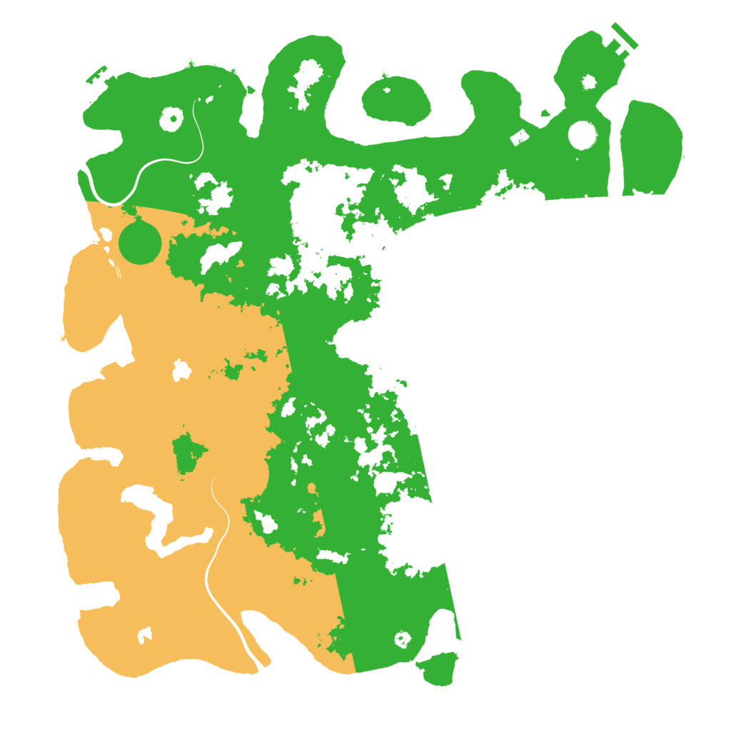 Biome Rust Map: Procedural Map, Size: 4500, Seed: 1670432680