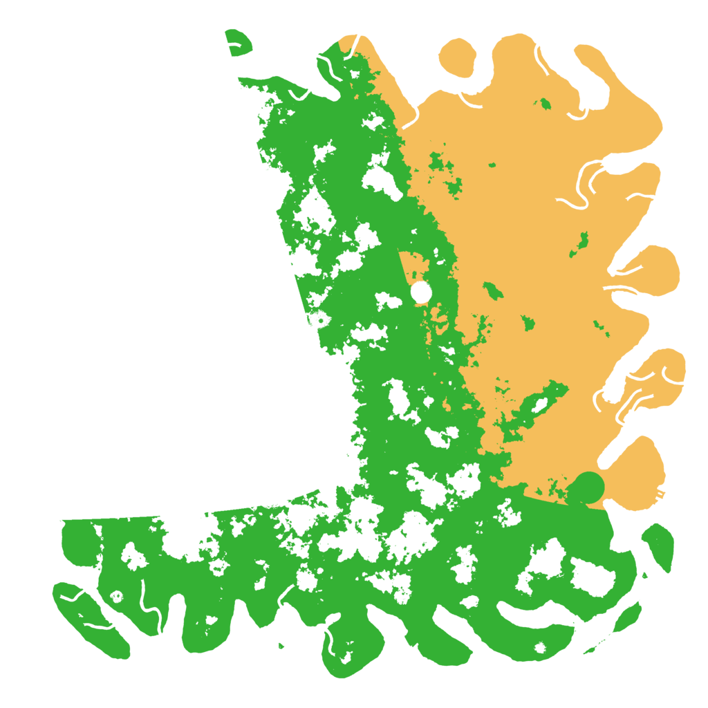 Biome Rust Map: Procedural Map, Size: 6000, Seed: 116003755