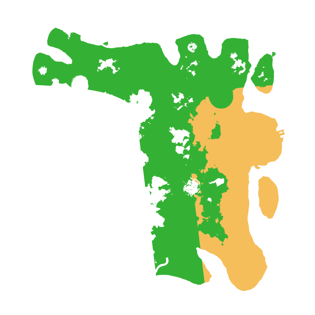 Biome Rust Map: Procedural Map, Size: 3500, Seed: 248738307