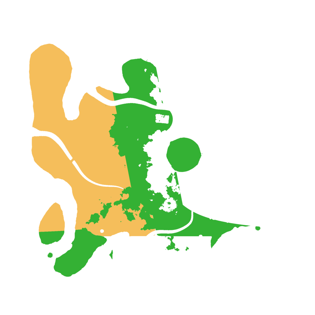 Biome Rust Map: Procedural Map, Size: 2500, Seed: 847246