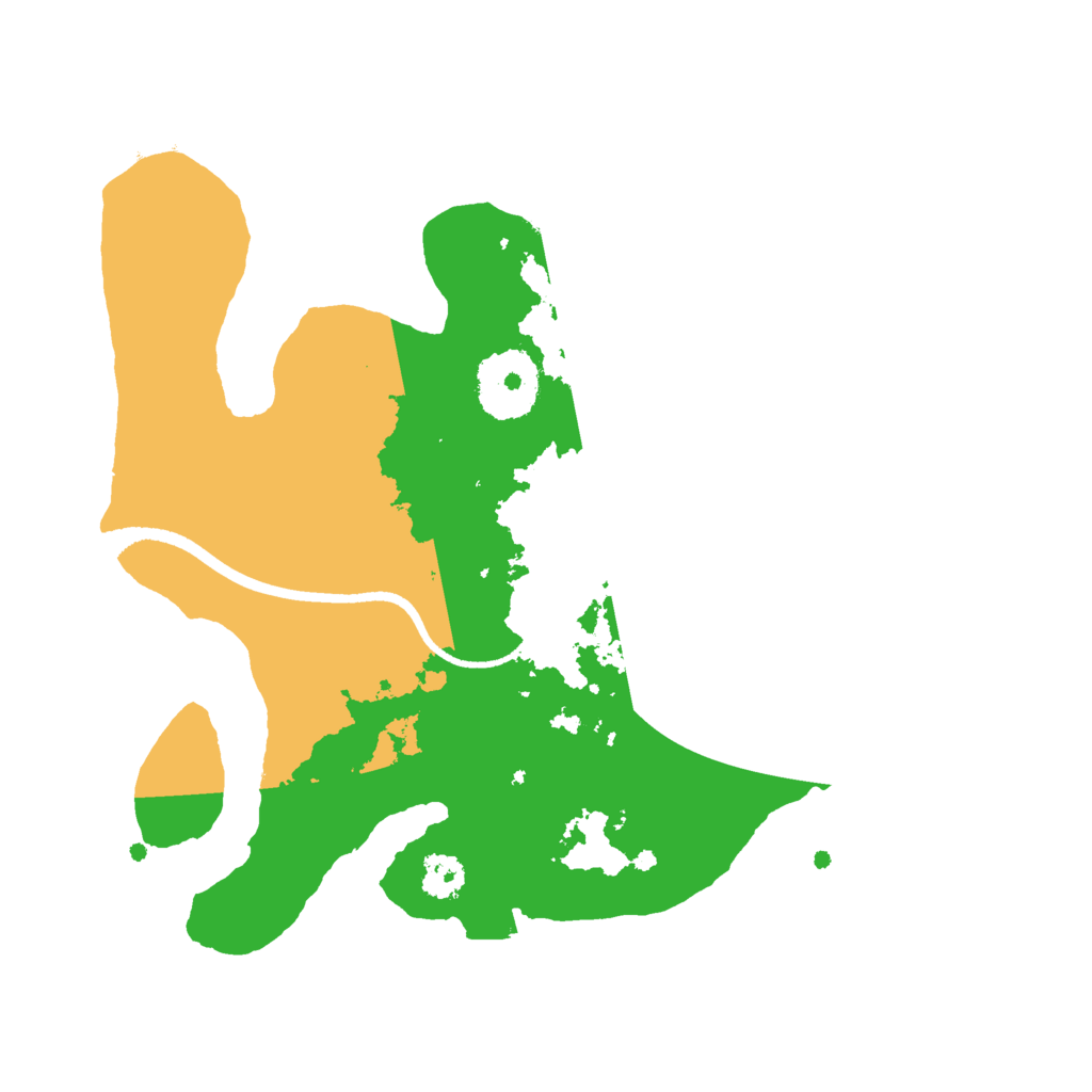 Biome Rust Map: Procedural Map, Size: 2500, Seed: 847246
