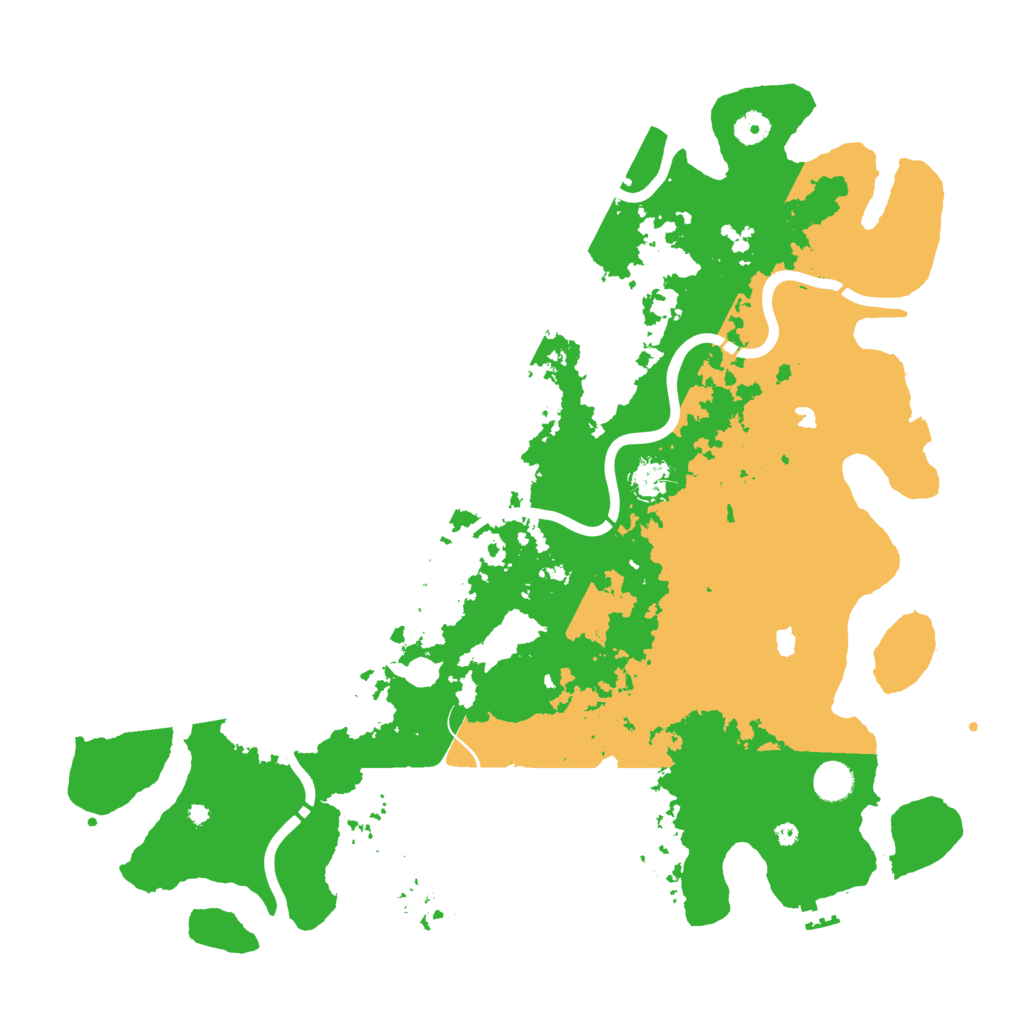 Biome Rust Map: Procedural Map, Size: 4500, Seed: 36522