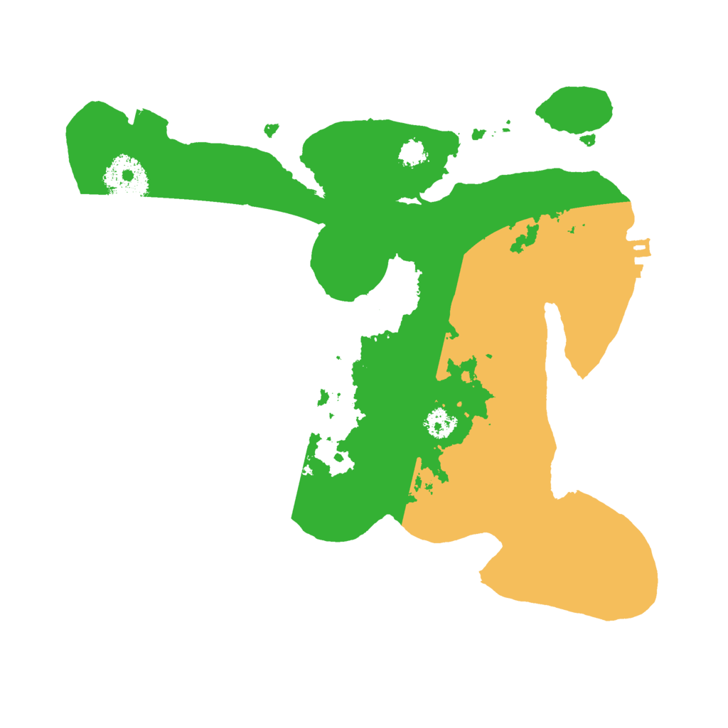 Biome Rust Map: Procedural Map, Size: 2500, Seed: 1434327301