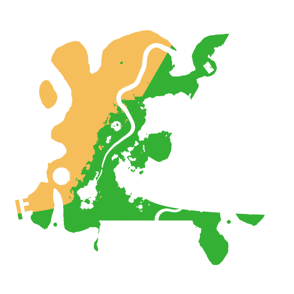 Biome Rust Map: Procedural Map, Size: 3000, Seed: 1431897518