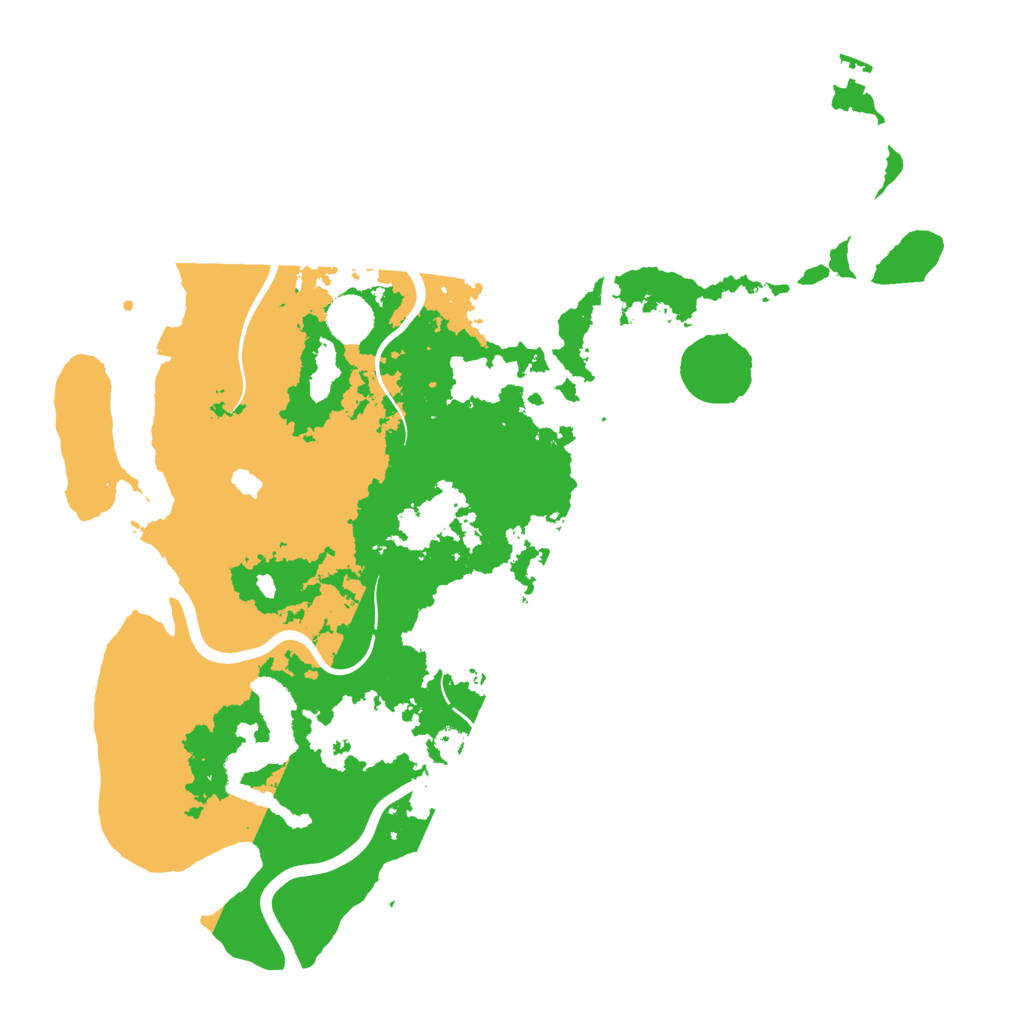 Biome Rust Map: Procedural Map, Size: 4000, Seed: 348360