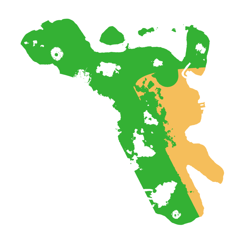 Biome Rust Map: Procedural Map, Size: 3000, Seed: 2032048709