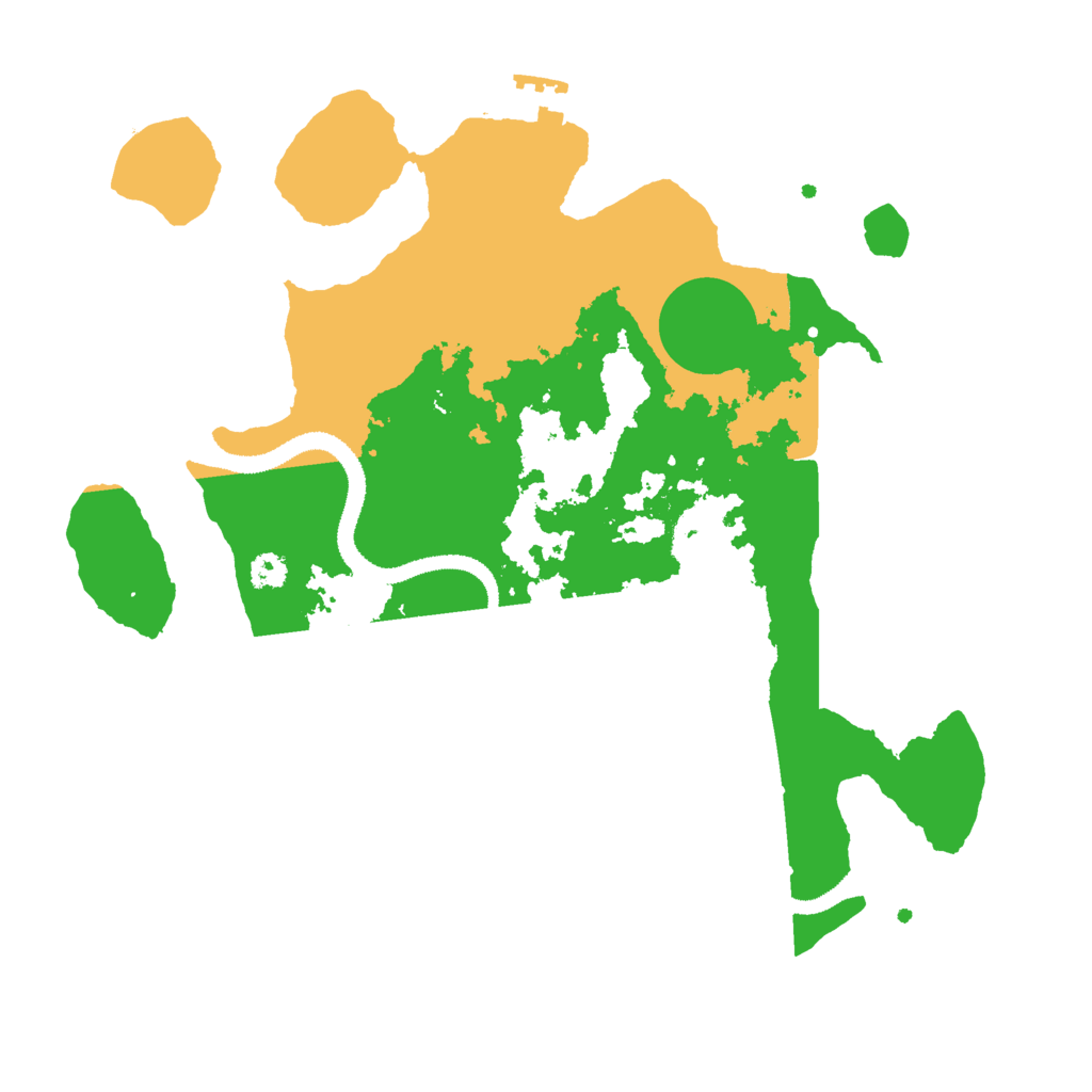 Biome Rust Map: Procedural Map, Size: 3000, Seed: 8067