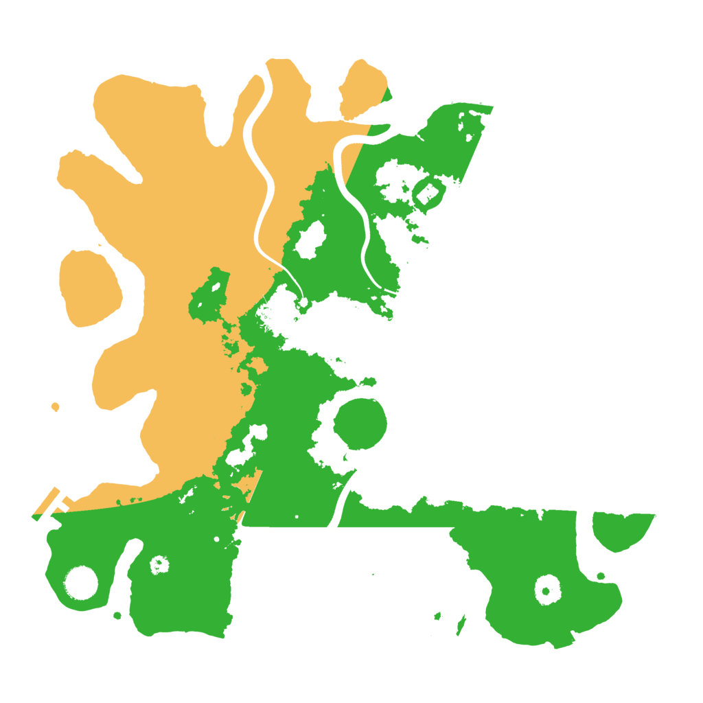 Biome Rust Map: Procedural Map, Size: 3700, Seed: 15072023