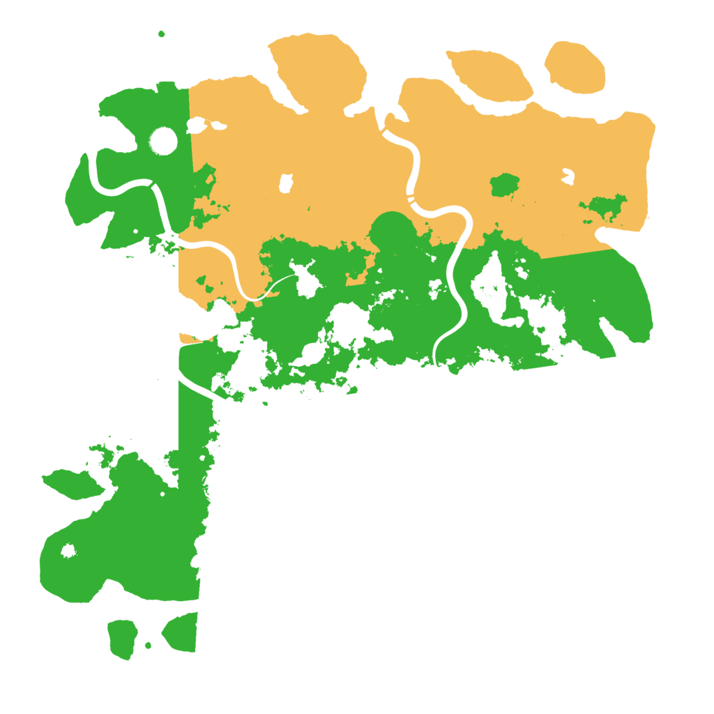Biome Rust Map: Procedural Map, Size: 4500, Seed: 834074796
