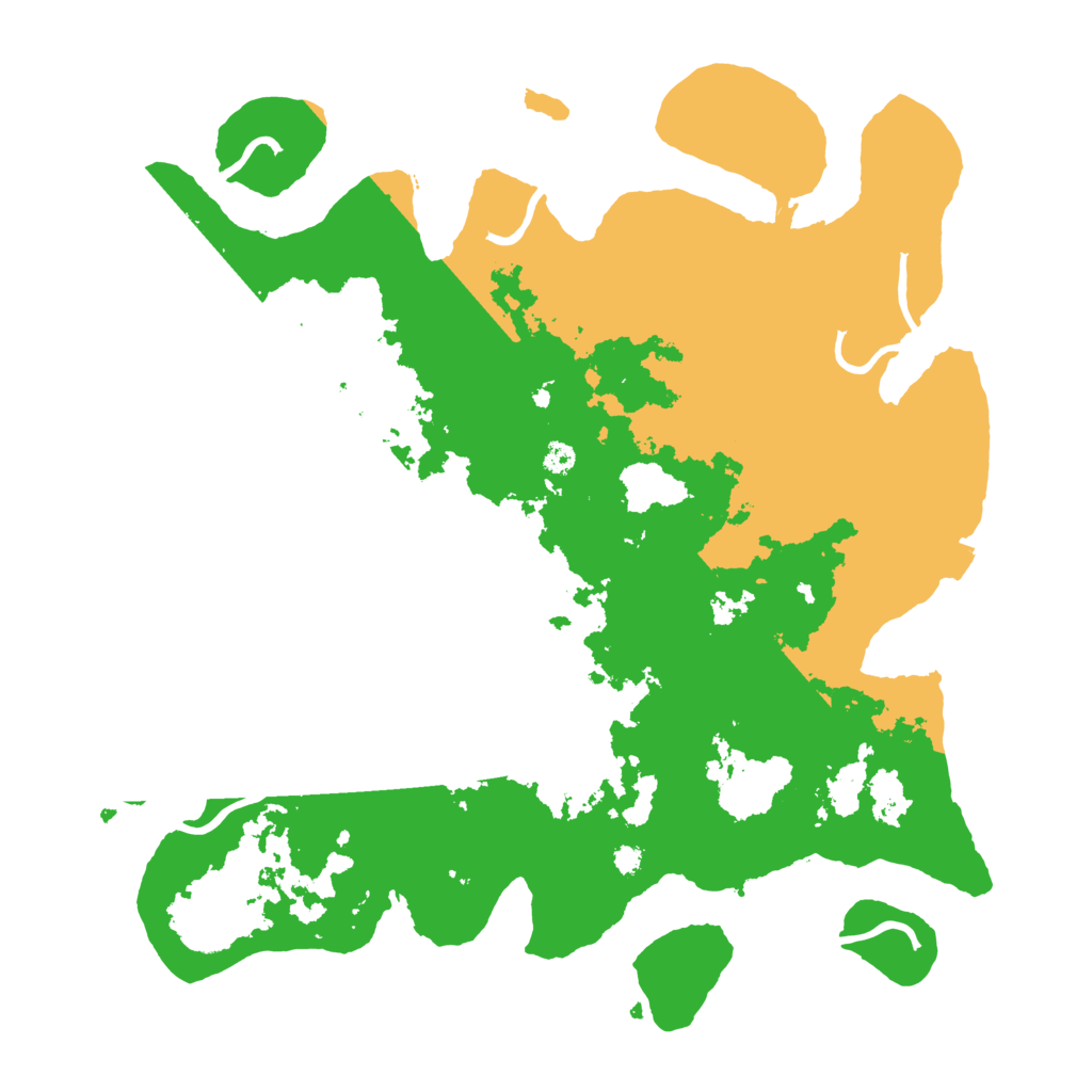 Biome Rust Map: Procedural Map, Size: 3500, Seed: 1240505262