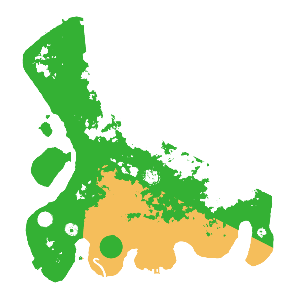 Biome Rust Map: Procedural Map, Size: 3500, Seed: 78361497