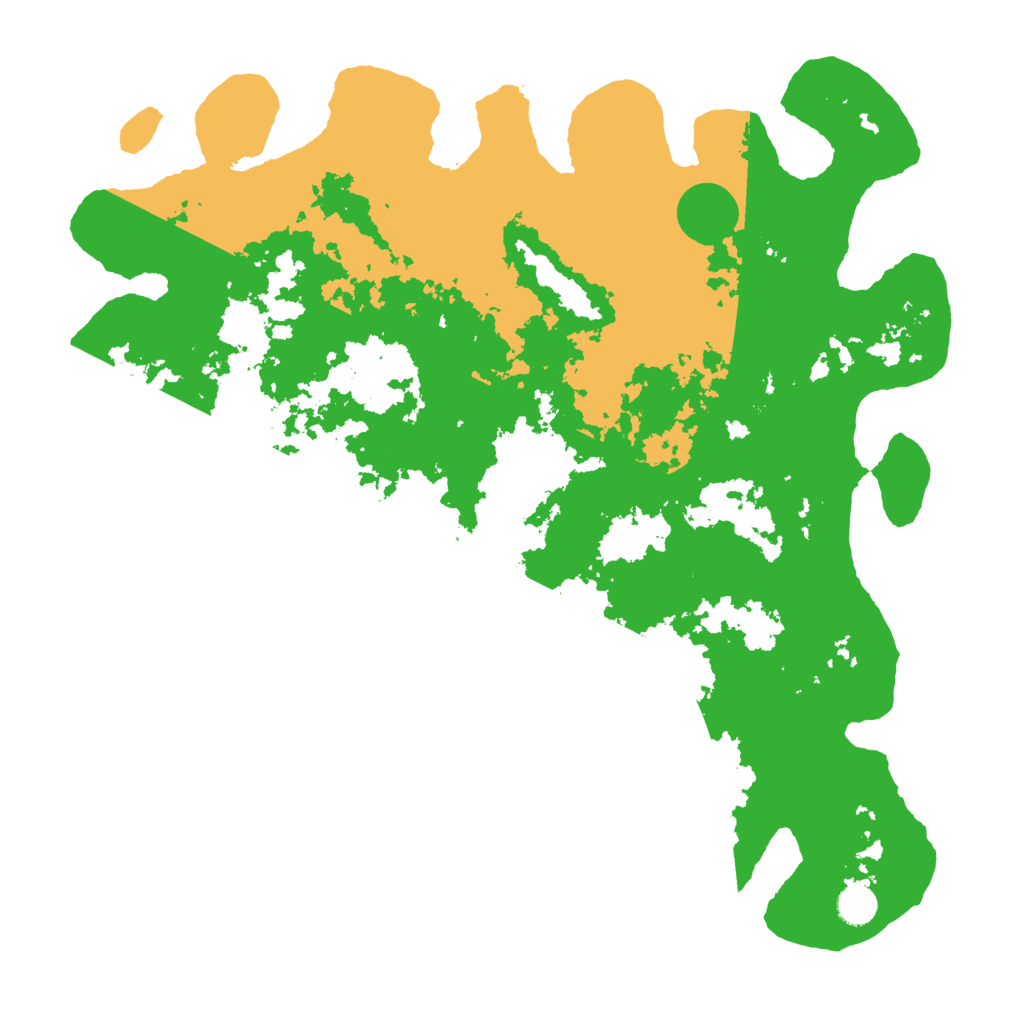 Biome Rust Map: Barren, Size: 4500, Seed: 3