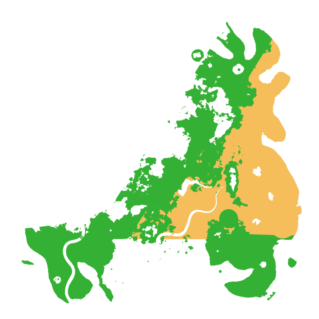 Biome Rust Map: Procedural Map, Size: 4500, Seed: 527921829