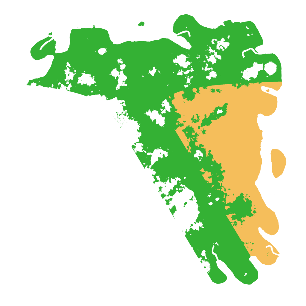 Biome Rust Map: Procedural Map, Size: 4500, Seed: 579387522