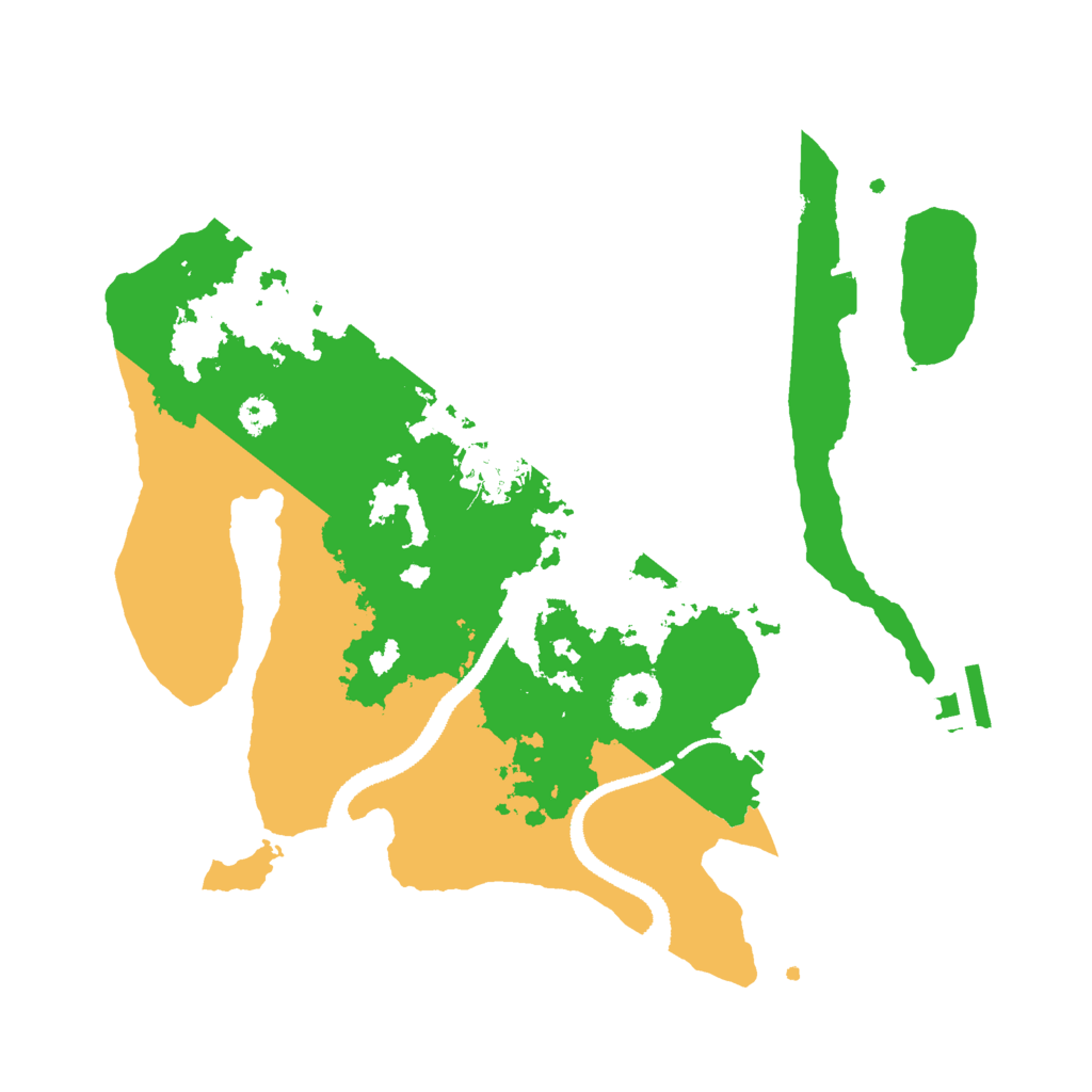 Biome Rust Map: Procedural Map, Size: 3000, Seed: 1300823593