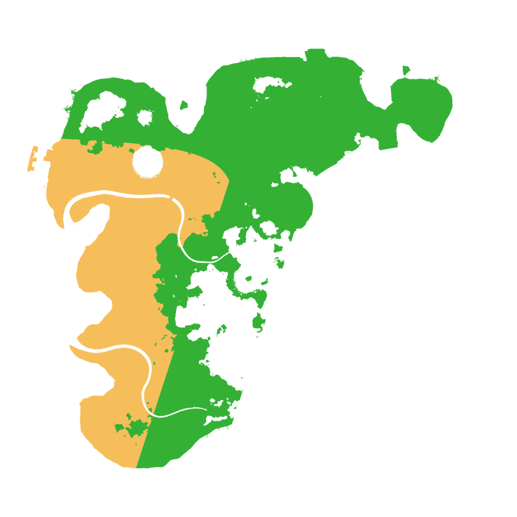 Biome Rust Map: Procedural Map, Size: 3000, Seed: 25623
