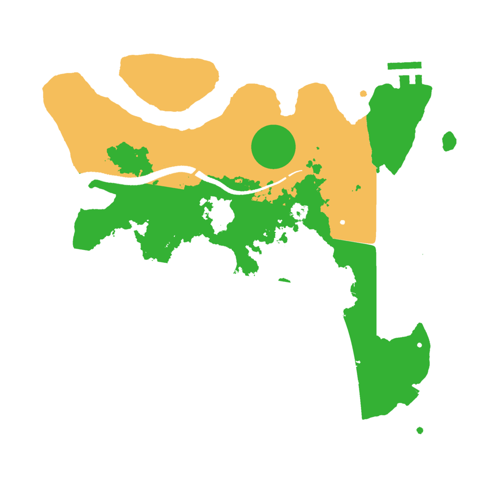 Biome Rust Map: Procedural Map, Size: 3000, Seed: 2095079179