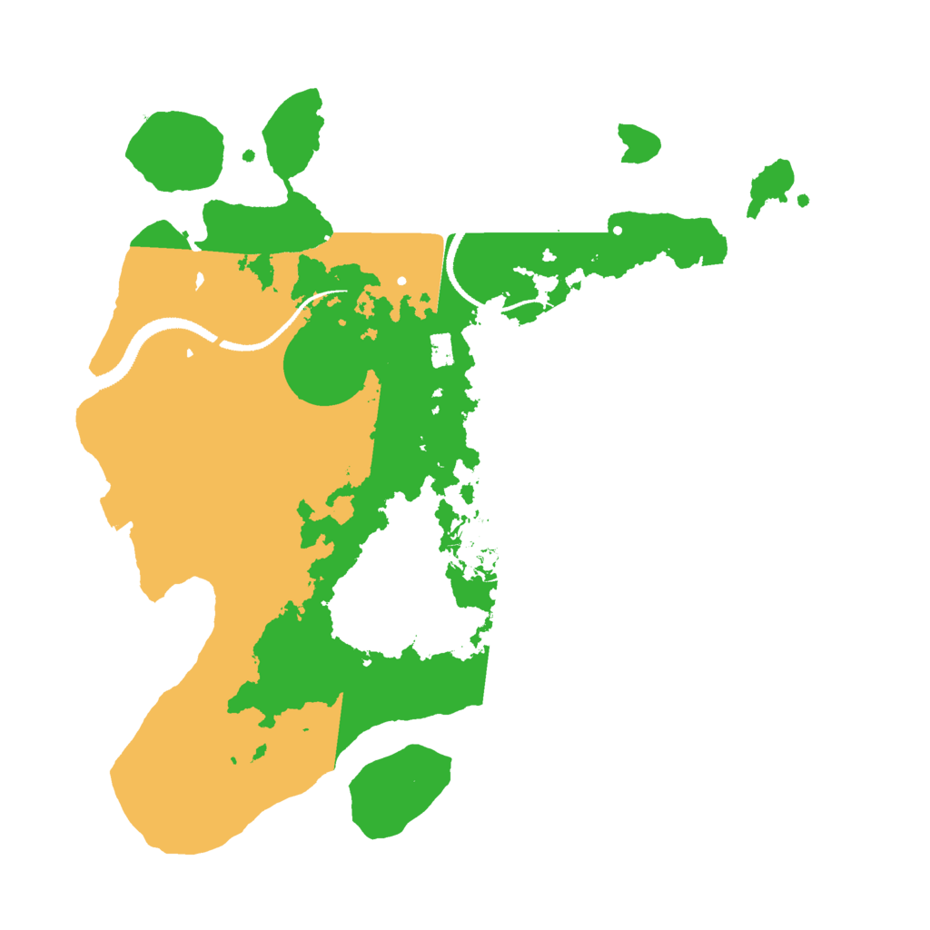 Biome Rust Map: Procedural Map, Size: 3000, Seed: 26404