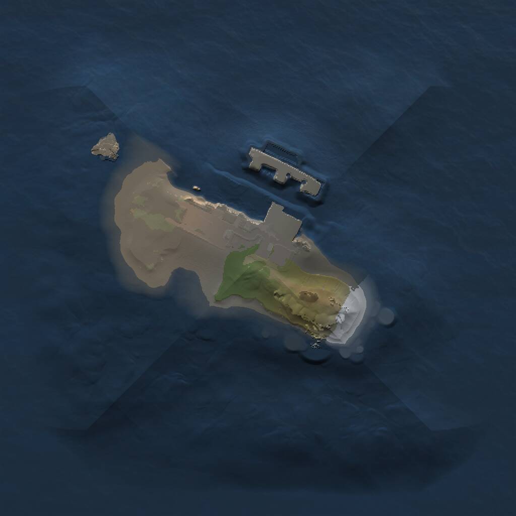 Rust Map: Procedural Map, Size: 1000, Seed: 335833262, 2 Monuments