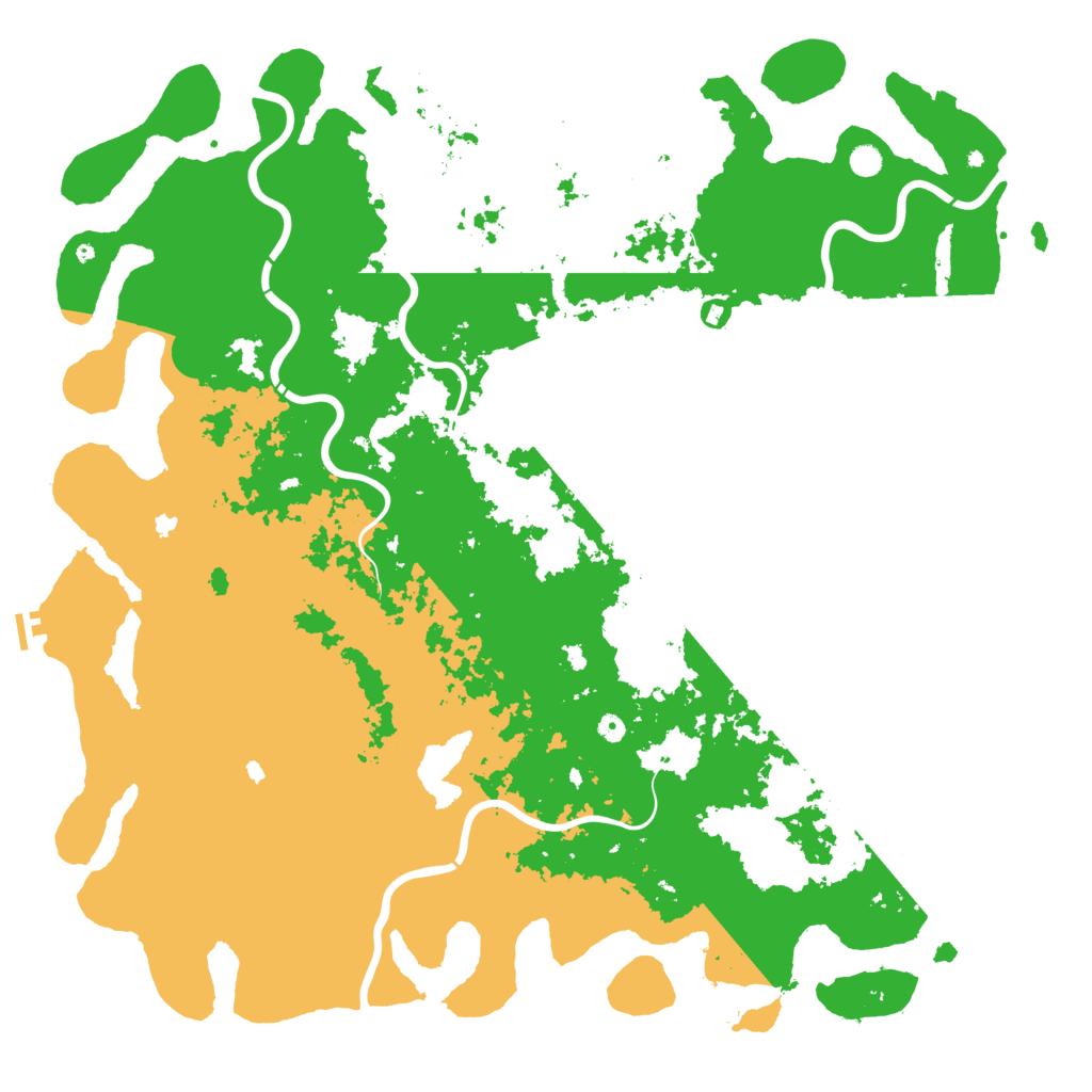 Biome Rust Map: Procedural Map, Size: 6000, Seed: 1446737498