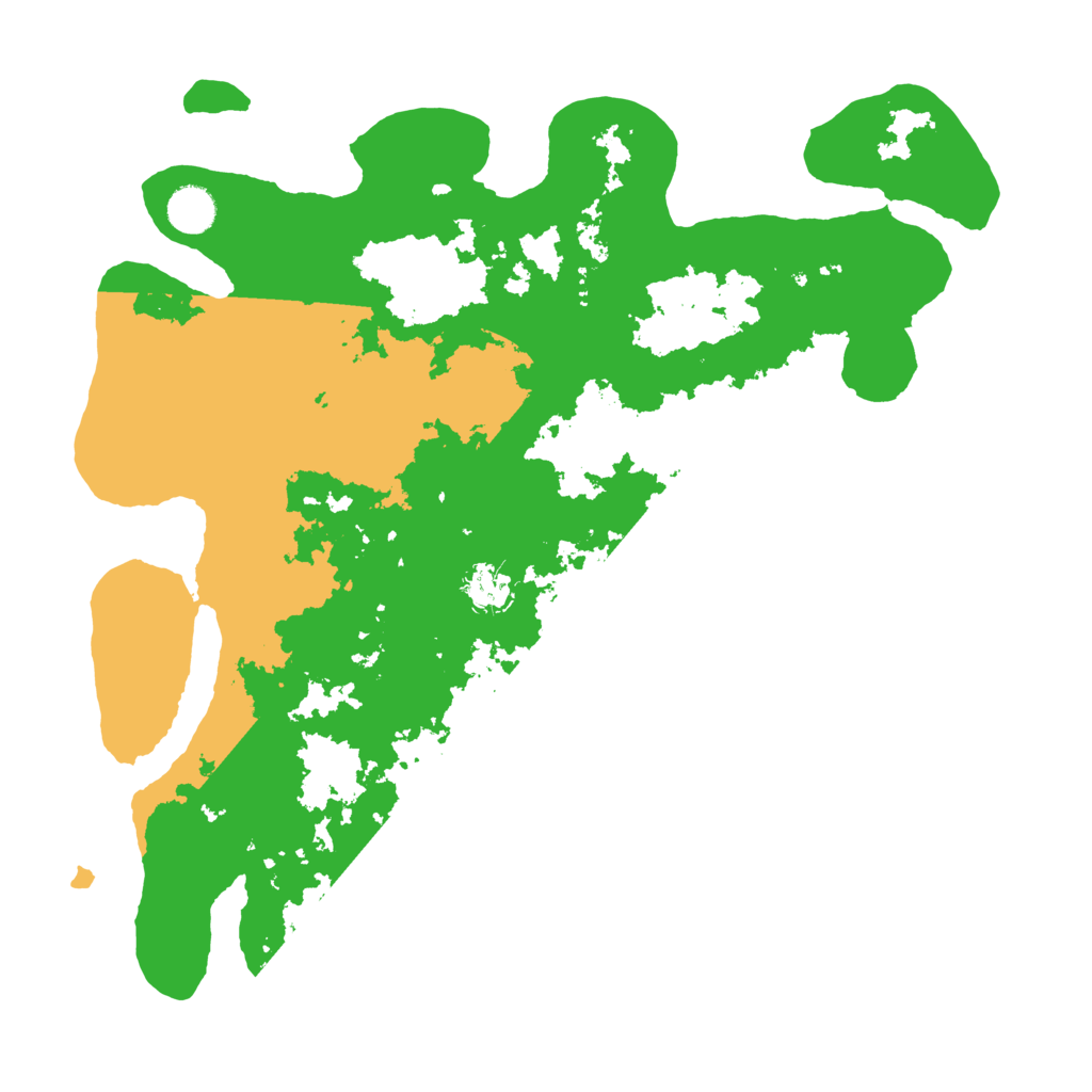 Biome Rust Map: Barren, Size: 4000, Seed: 99999