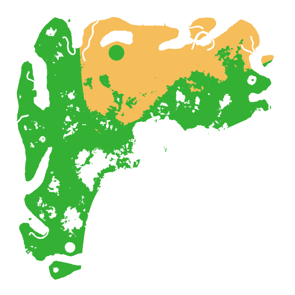 Biome Rust Map: Procedural Map, Size: 5000, Seed: 525637