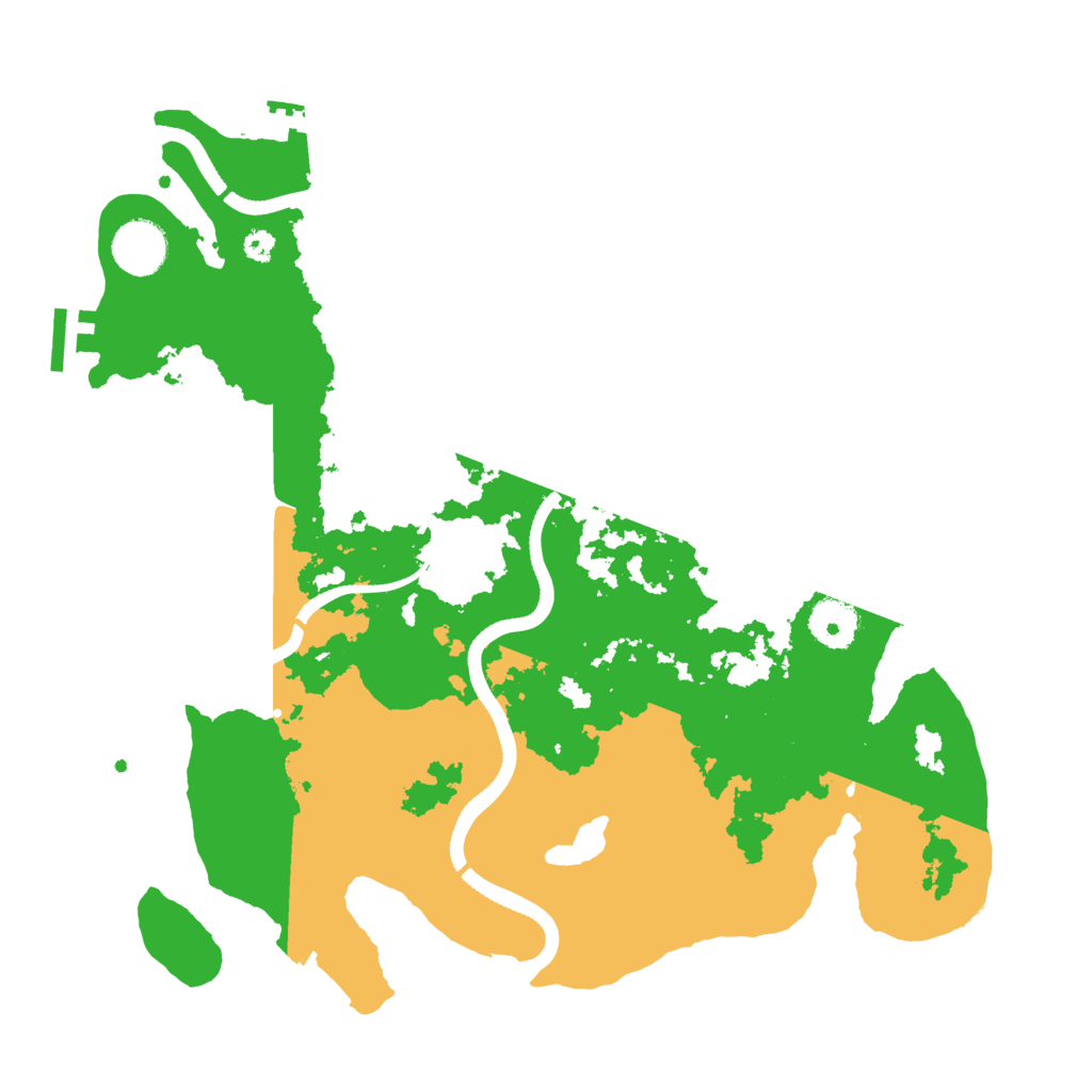 Biome Rust Map: Procedural Map, Size: 3500, Seed: 2108543228