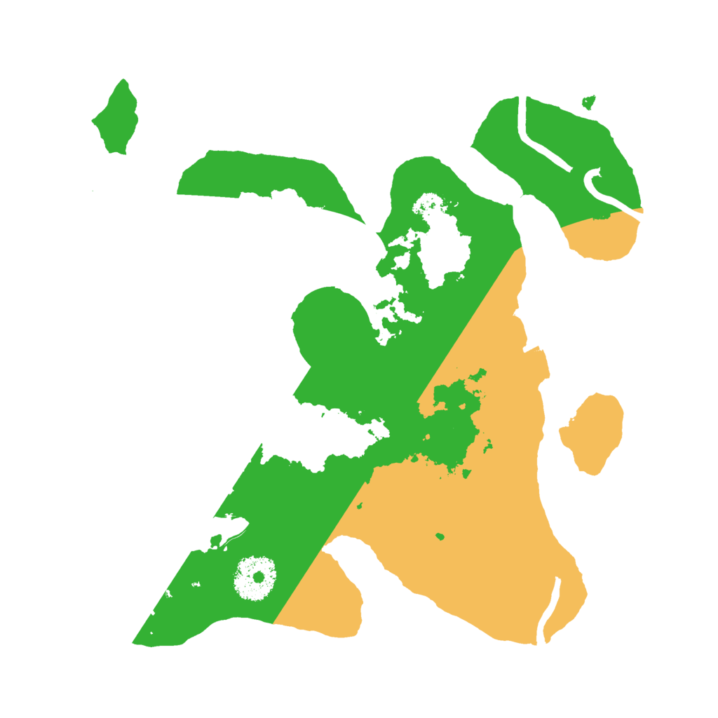 Biome Rust Map: Procedural Map, Size: 2500, Seed: 121744620