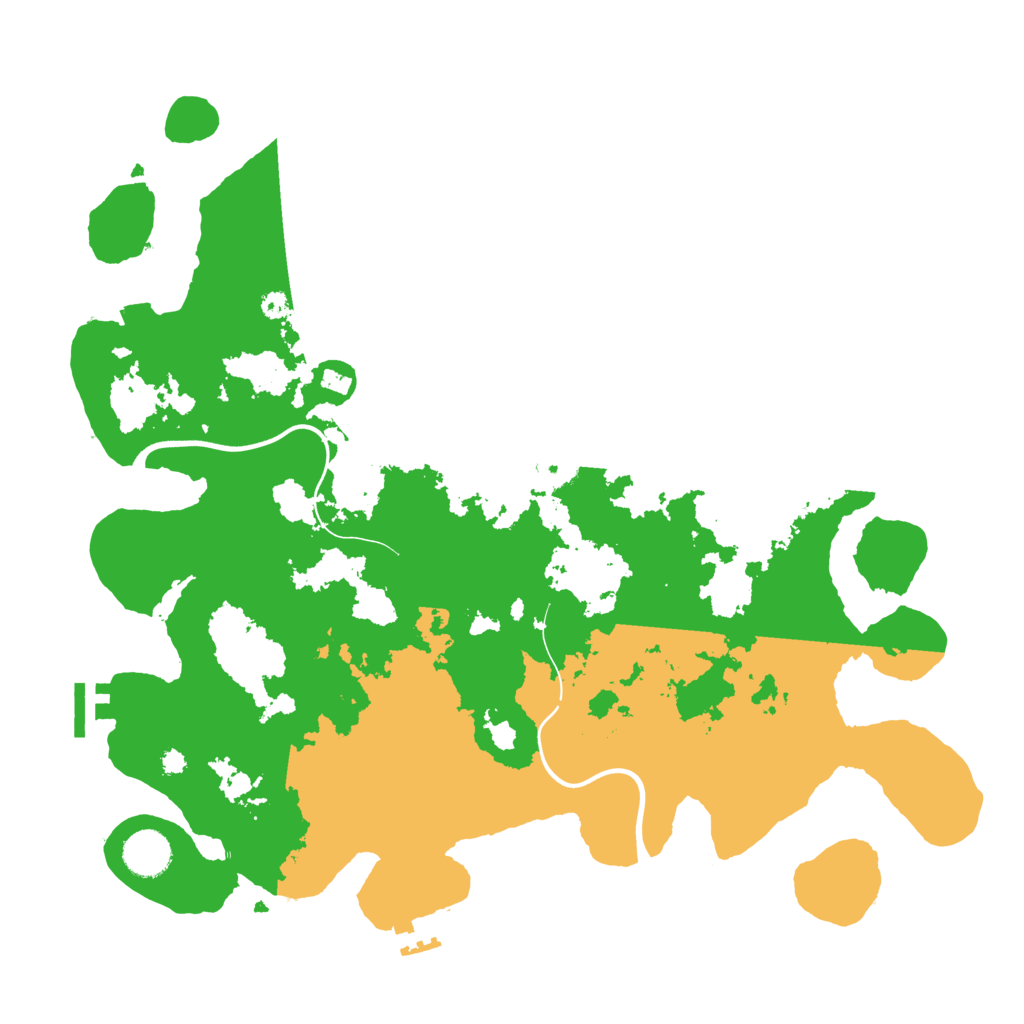 Biome Rust Map: Procedural Map, Size: 3800, Seed: 14514