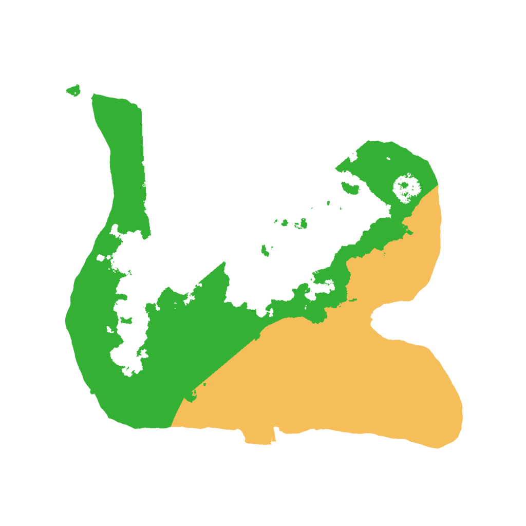Biome Rust Map: Procedural Map, Size: 2000, Seed: 227